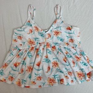 Floral tank top